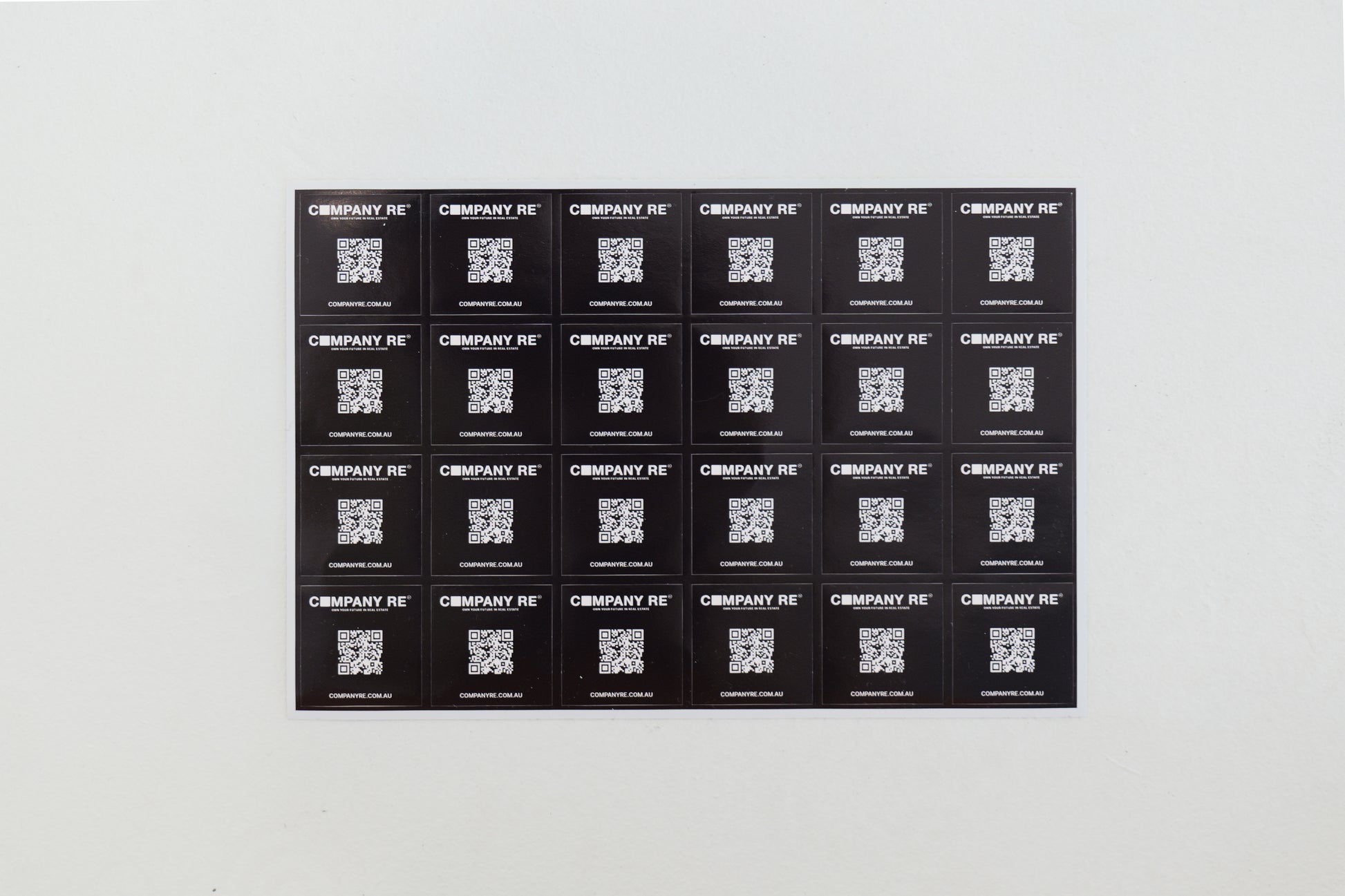 QR Code Water Bottle Stickers