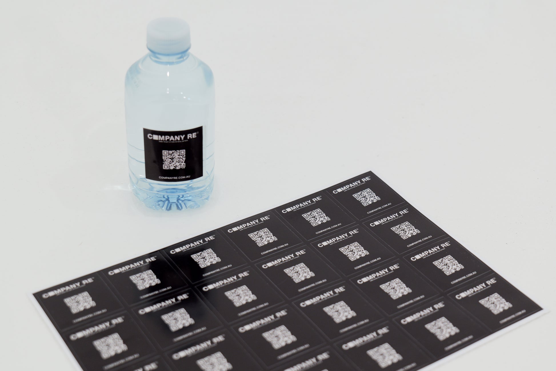 QR Code Water Bottle Stickers