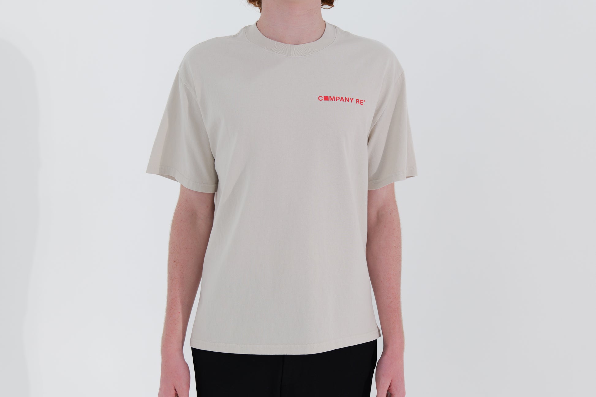 Heavy Faded Minus Tee [-5cm]